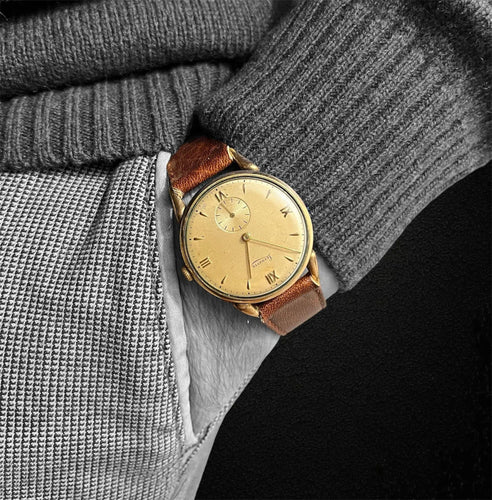 Montre Levrette carica manuale, anni '50 58 Facettes