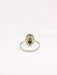 Ring 62 Art Deco rectangular gold diamond ring 58 Facettes J325