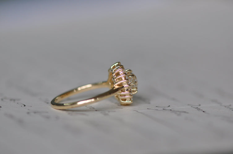 Old mine diamond ring (GIA certificate)