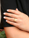 Bague AUGIS - Bague amour Plus qu'hier moins que demain or jaune diamant rubis 58 Facettes J471