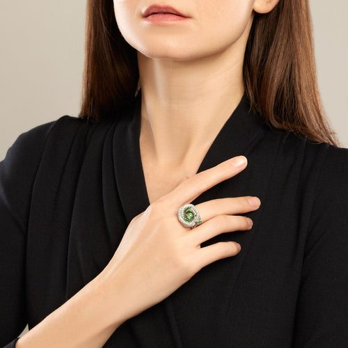 Bague 53 DIOR - Bague Rose Bagatelle 58 Facettes