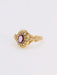 Bague 61 Bague Napoléon III or jaune grenat perles fines 58 Facettes 1073.3