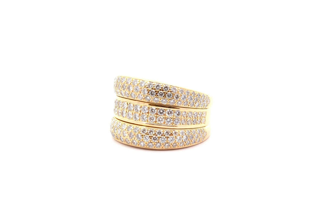 CHOPARD - Bague Strada diamants en or jaune