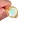 Bague 51 Bague ancienne ajourée sertie d'une opale cabochon 58 Facettes 321