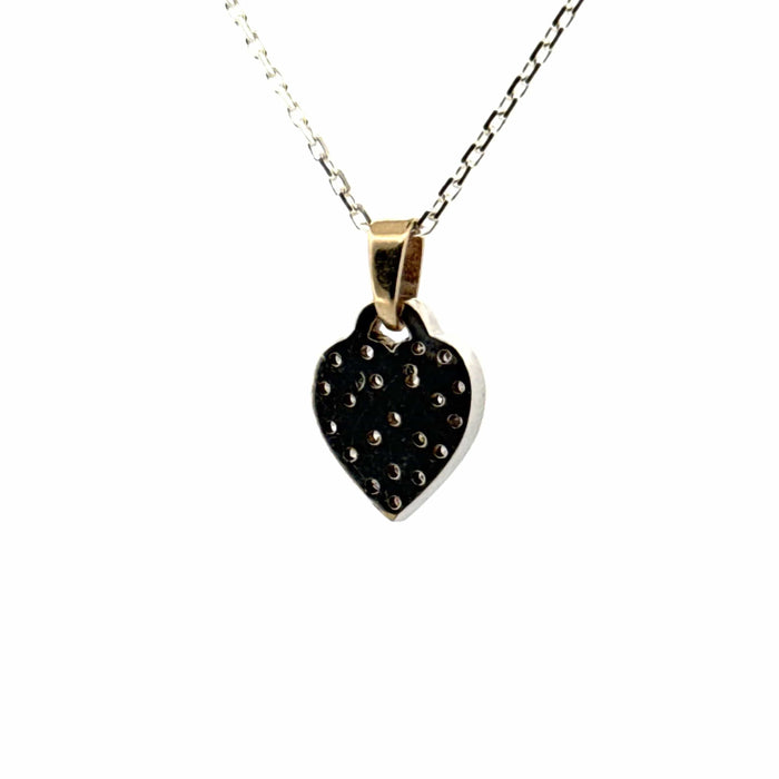 Pendentif Pendentif Coeur or blanc et diamants 58 Facettes 2-PEF3-GS35307-5