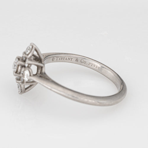 Bague 54 Tiffany & Co - Bague Diamant Étoile, Bijoux Platine Signature 58 Facettes G14049