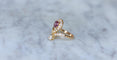 Bague 53 Bague Duchesse Diamants et Rubis sur Or Jaune 58 Facettes