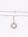 Collier Collier pendentif marguerite Belle Epoque or blanc diamants taille ancienne 58 Facettes J342