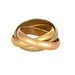 Bague 50 CARTIER - Trinity - Bague Or jaune, rose et blanc 58 Facettes NP01