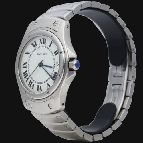 Montre Cartier Montre Santos Ronde 33Mm Automatique 58 Facettes MT41529