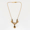 Collier Collier draperie or jaune, grenats 58 Facettes PER1505