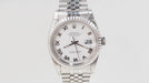 Montre ROLEX - Montre Date Just en acier 36 mm 58 Facettes 32865