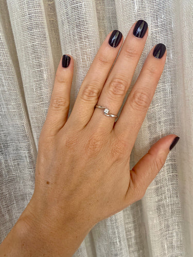 Bague 57 Bague solitaire Diamant 58 Facettes