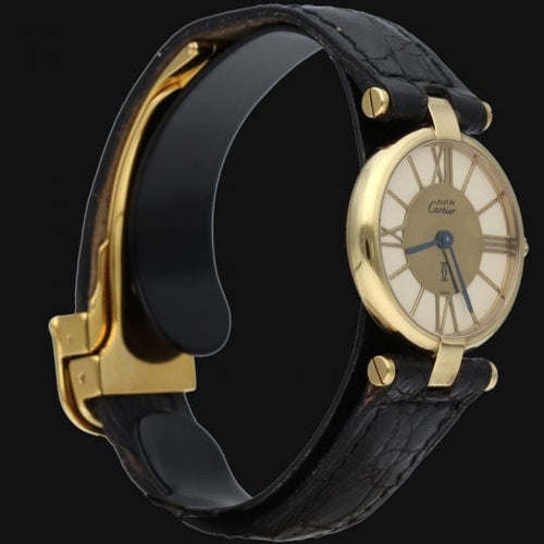 Montre Cartier Montre Must De Cartier Vermeil 58 Facettes MT43296