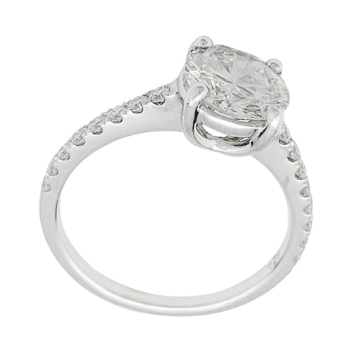 Bague 54 Bague solitaire diamant 1,53 carat. 58 Facettes 31806
