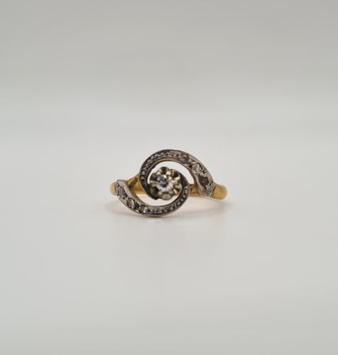 Bague 52 Bague or jaune diamant 58 Facettes