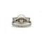 Bague 52 Bague - Platine, diamants et perle 58 Facettes 1151