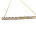 Collier COLLIER LIGNE DIAMANTS OR GRIS & OR JAUNE 58 Facettes