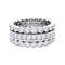 Bague 52 Bague Cartier, platine, diamants. 58 Facettes 33139