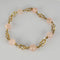 Bracelet Bracelet en or jaune orné de quartz rose, un bijou d'une beauté exceptionnelle. 58 Facettes 2508034