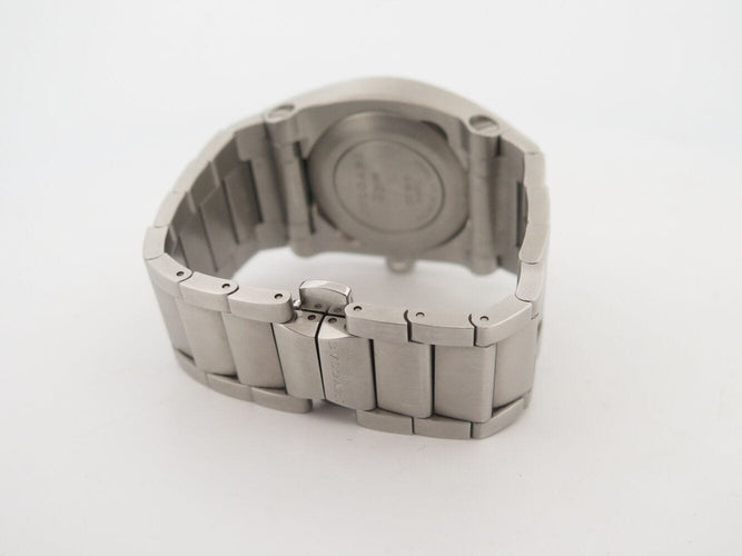 Montre montre BULGARI ergon eg35s 35 mm automatique acier brosse 58 Facettes 272370