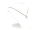 Collier Collier contemporain en or blanc 18 carats serti de diamants "taille" brillant (0,62ct) 58 Facettes 22336