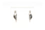 Boucles d'oreilles Boucles d'oreilles contemporaines en or blanc serties de diamants 58 Facettes B624