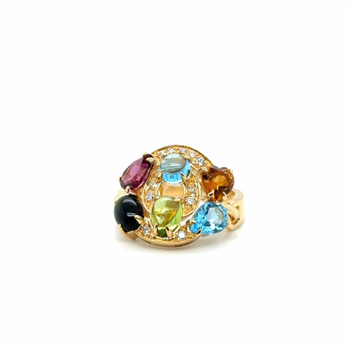 Bague 55 BULGARI - Bague « Collection Astrale » - Or jaune 58 Facettes 1.0000848/4