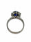 Bague 54 Bague marguerite or blanc saphir 2 ct et diamants 0,90 ct 58 Facettes 843