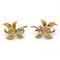 Boucles d'oreilles Feuilles - Or