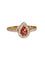 Bague 54 Bague or rose tourmaline et diamants 58 Facettes