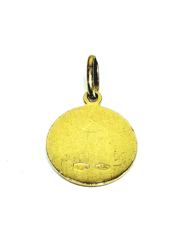 Pendentif MÉDAILLE de SAINT CHRISTOPHE en or 58 Facettes