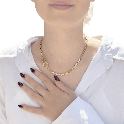 Collier Collier Cartier, "Agrafe", or jaune. 58 Facettes 34556