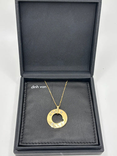 Collier Collier Dinh Van or jaune et diamants 0,15 ct 58 Facettes 865