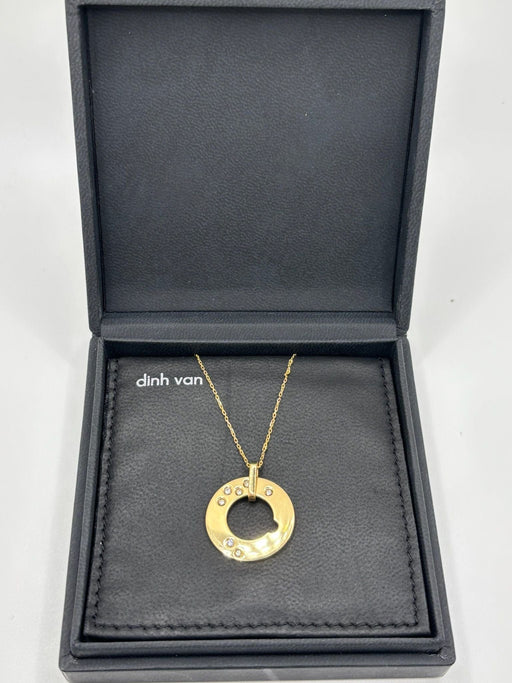 Collier Collier Dinh Van or jaune et diamants 0,15 ct 58 Facettes 865