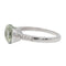 Bague Or blanc Prasiolite, Diamant