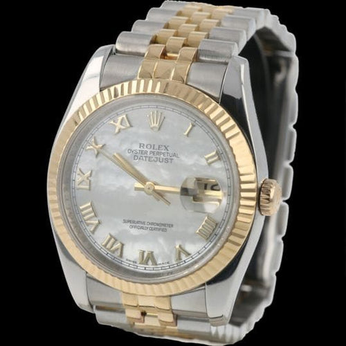 Montre Rolex Montre Date Just 36 58 Facettes MT42536
