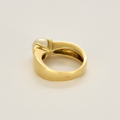 Bague Perle or jaune