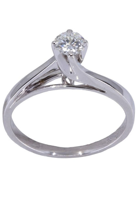 Bague 50 Solitaire diamant 58 Facettes 083751