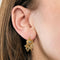 Boucles d'oreilles Boucles d'oreilles provencales or jaune et diamants 58 Facettes LF24