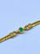 Bracelet Bracelet en or jaune 18 carats, emeraudes et diamants 58 Facettes AB362