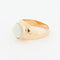 Bague 59 Bague Or Jaune - Opale Ronde 58 Facettes RÉF 9004/19