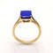 Bague 53 Bague or jaune lapis lazuli 58 Facettes