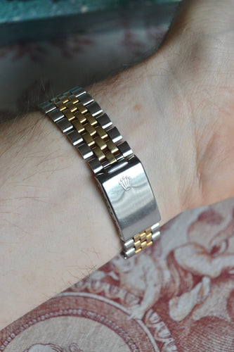 Montre Rolex - Montre Datejust 1601 two tone 36mm en or jaune et acier 58 Facettes