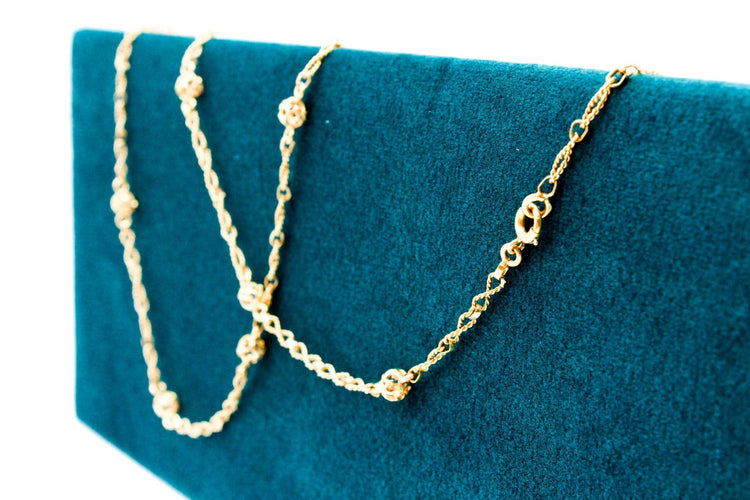 Collier Long collier or jaune 58 Facettes 250027