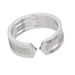 57 CARTIER ring - DOUCLE C WHITE GOLD RING 58 Facettes 3972