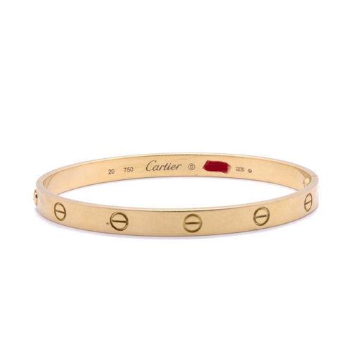 Bracelet CARTIER - Bracelet Love Or Jaune, écrin et papiers 58 Facettes 109