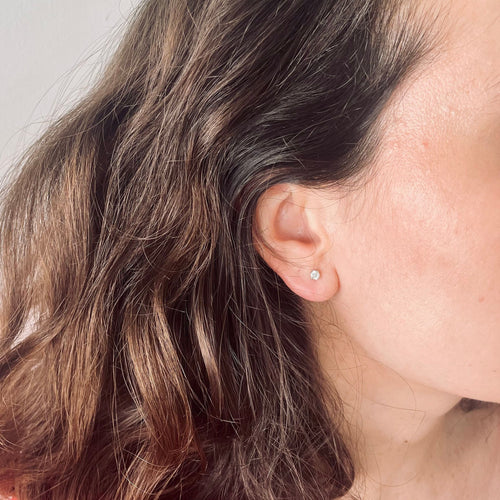 Boucles d'oreilles Boucles d'oreilles clous diamants en or blanc 58 Facettes 262