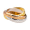 Bague 52 Cartier Bague Trinity Or rose, Or jaune, Or blanc 58 Facettes 4952742RV