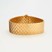 Bracelet Bracelet ruban en or jaune à maille "nid d'abeille" 58 Facettes